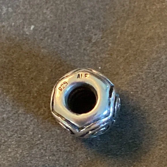 Pandora Authentic Retired Sterling Oxy Swirl Charm - Picture 6 of 6